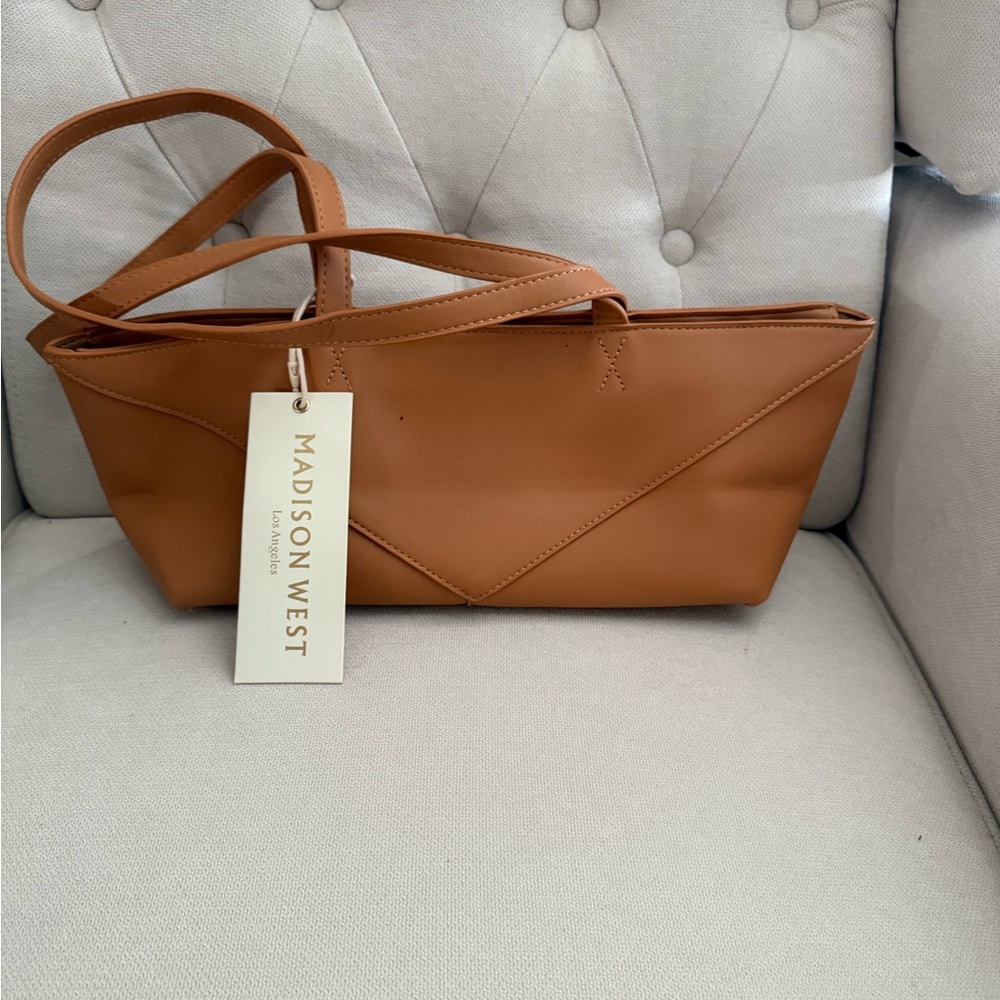 Madison West Brown Shoulder Bag